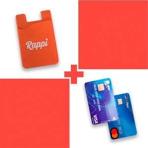 Cartão de Compra Rappi (sujeito à análise) + Porta Cartão em Silicone